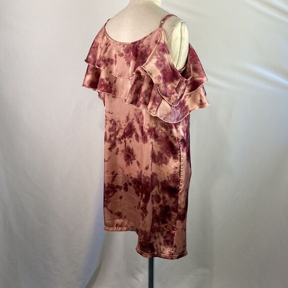 Mimi Chica Pink Tie Dye Ruffle Neck Mini - Picture 7 of 14